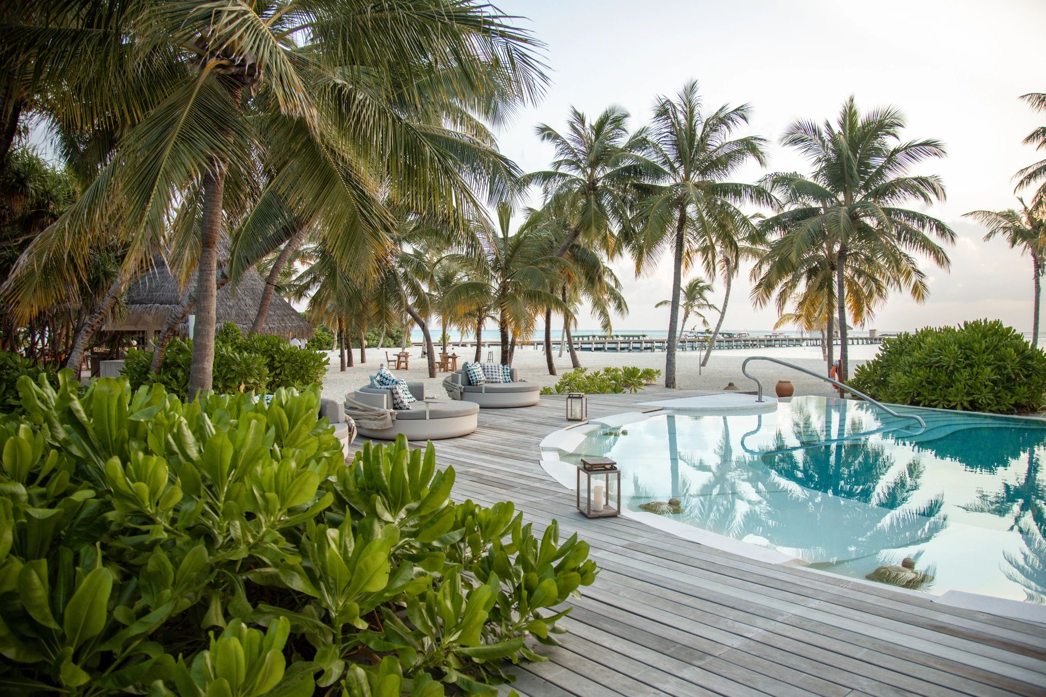 Maldives beach resort