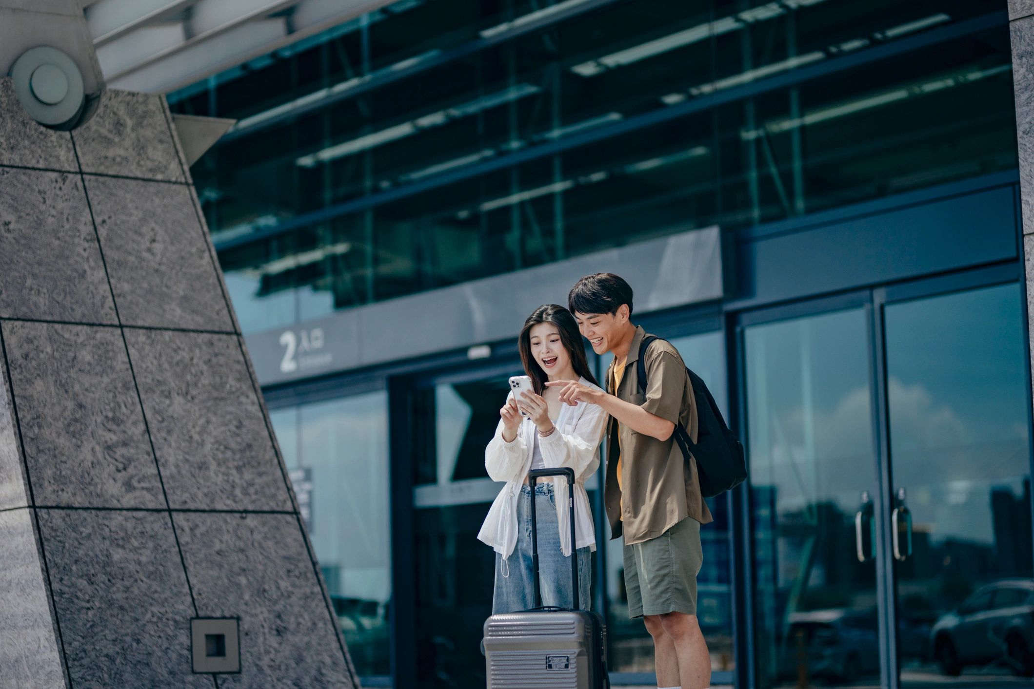 travelers exploring destinations