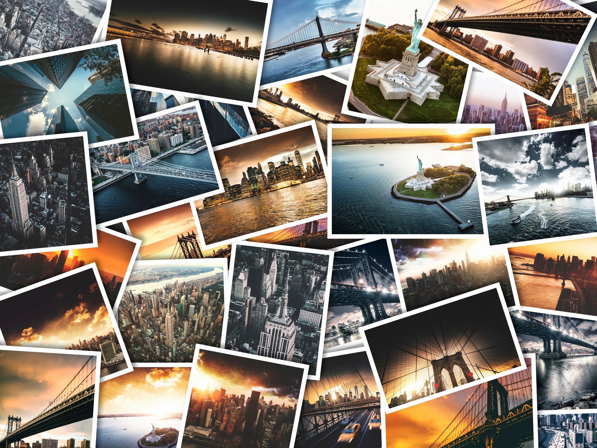 international travel destinations collage